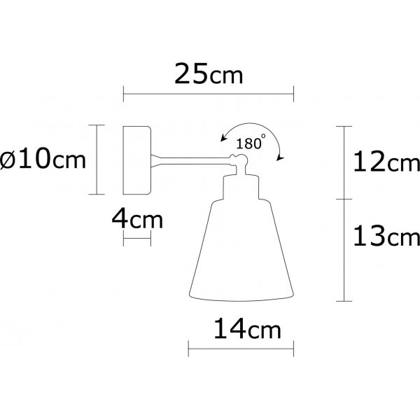 Magneto-seinävalaisin N-618 - Valkoinen Magneto-seinävalaisin N-618 - Valkoinen