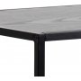 Seaford baaripyt 120 x 60 cm - Musta