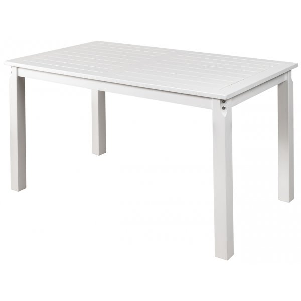 Ulkoruokap�yt� Bohus valkoinen 135 cm