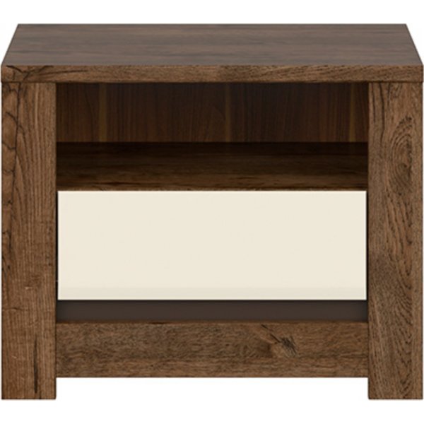 Ruso yöpöytä - tammi/helmi valkoinen Ruso yöpöytä - tammi/helmi valkoinen