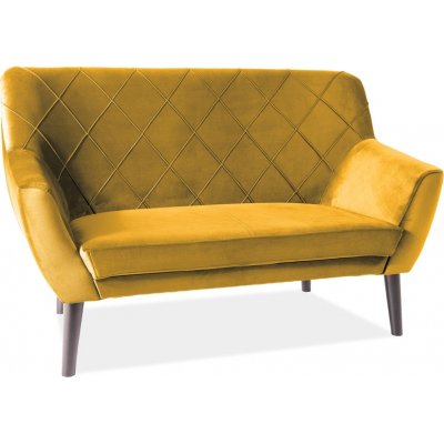 Kier 2-istuttava sohva - Oranssi sametti