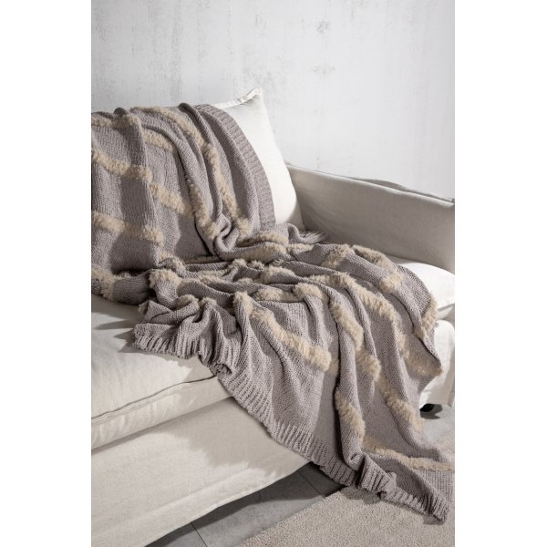 Tina ruudullinen 130x170 cm - harmaa Tina ruudullinen 130x170 cm - harmaa