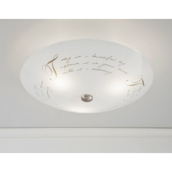 Ksikirjoitusplafoni - Valkoinen/ters