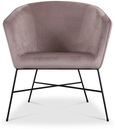 Isabelle-nojatuoli - Vaaleanpunainen (Sametti) Isabelle-nojatuoli - Vaaleanpunainen (Sametti)