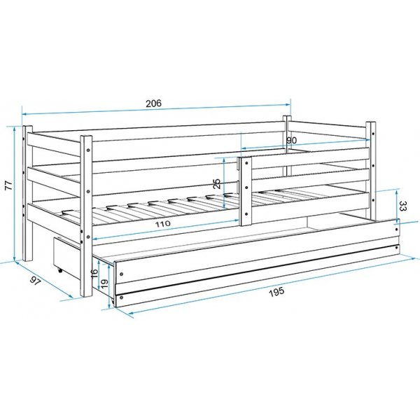 Esbjerg lastensnky - Valinnainen vri ja koko!