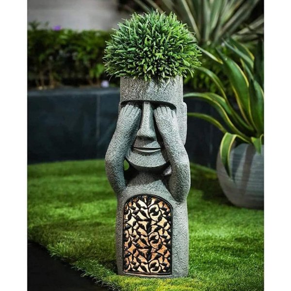 Buta-maljakko - harmaa/musta Buta-maljakko - harmaa/musta