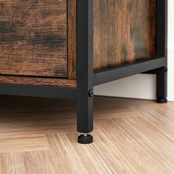 Amos mediapenkki - Ruskea/musta Amos mediapenkki - Ruskea/musta