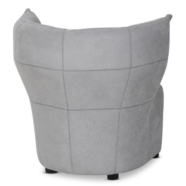 Nojatuoli Silhouet design by Troels - Vaaleanharmaa