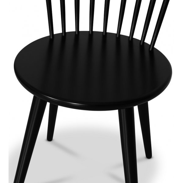 Nova ruokailuryhm, jatkettava ruokapyt 130-170 cm sis. 6 mustaa uloketuolia Castor - Walnut + 6.00 x Tuolin tyyny