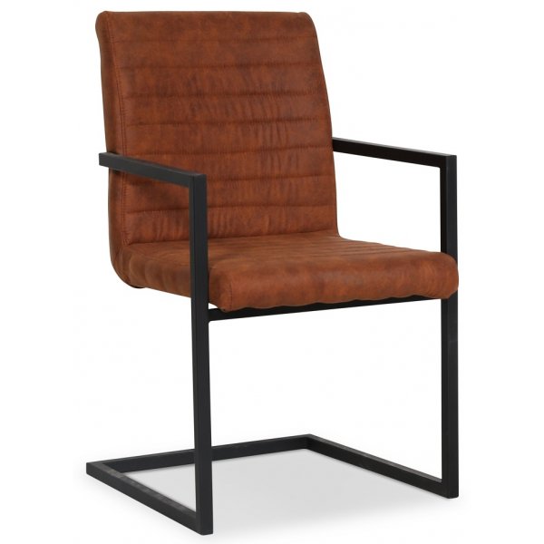 Oliver-ruokatuoli - Vintage-ruskea