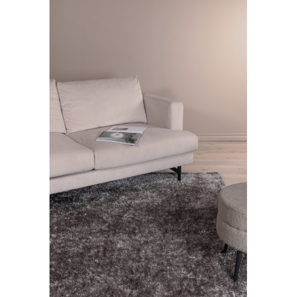 Kiiltv matto - harmaa