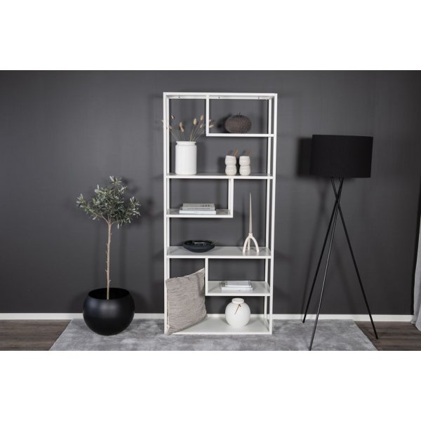 Junan kirjahylly - valkoinen