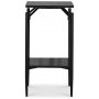 Wayne ypyt korkea hyllyll 75 x 40 x 40 cm - Mustaksi petsattu tammi
