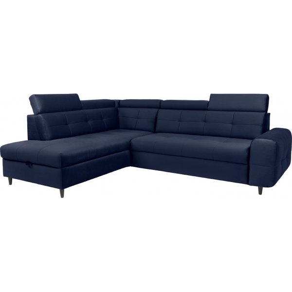 Matras kulmasohva, avoin pää vasen - Sininen Matras kulmasohva, avoin pää vasen - Sininen