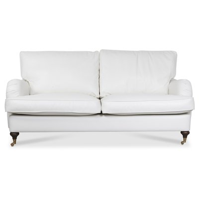 Kahden istuttava Howard Watford Deluxe -sohva - Valkoinen PU