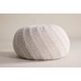 Ted-pouf 45 cm - Luonnonvalkoinen