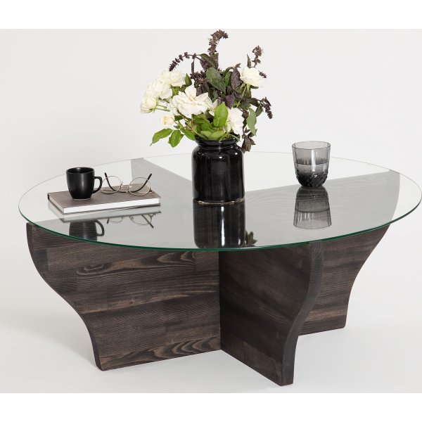 Amphora sohvapöytä Ø92 cm - Antrasiitti Amphora sohvapöytä Ø92 cm - Antrasiitti