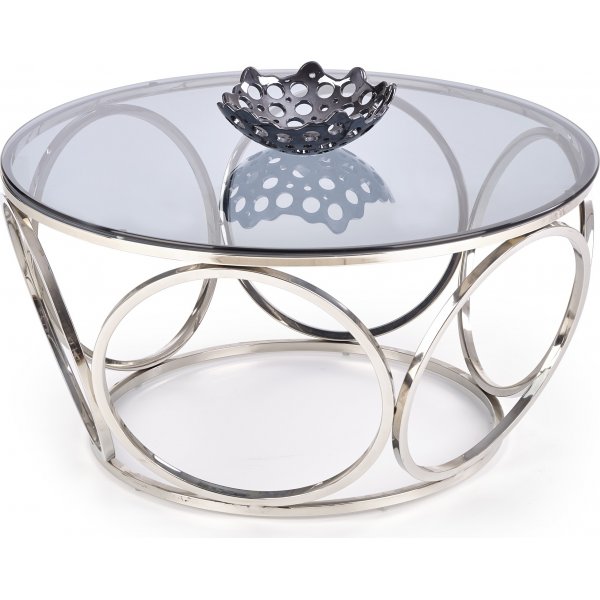 Harlow sohvapöytä Ø80 cm - Kromi Harlow sohvapöytä Ø80 cm - Kromi