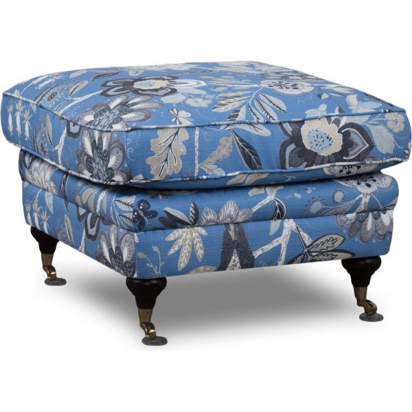 Howard Spirit Footstool - Eden Parrot Blue