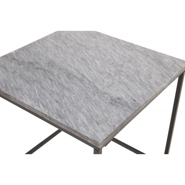 Kvarnbacken sivup�yt� 50 x 50 cm - Musta/harmaa