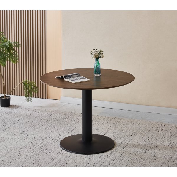 Noah pyöreä ruokapöytä Ø100 cm - Pähkinäpuu Noah pyöreä ruokapöytä Ø100 cm - Pähkinäpuu