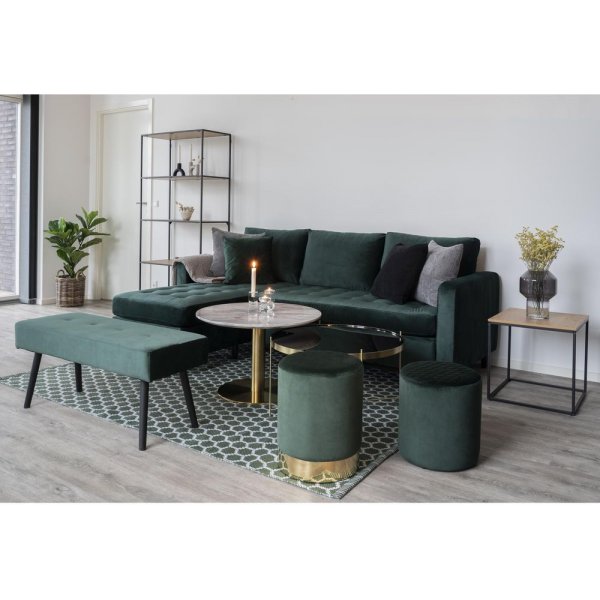 Valkoinen hylly - Musta/tammen jäljitelmä Valkoinen hylly - Musta/tammen jäljitelmä