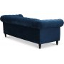 Chesterfield Cambridge 3 paikkainen - sininen sametti