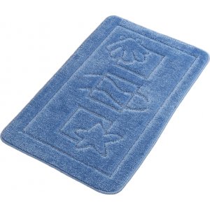 Merellinen kylpyhuonematto - sininen Merellinen kylpyhuonematto - sininen