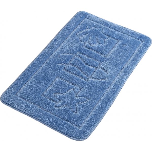 Merellinen kylpyhuonematto - sininen