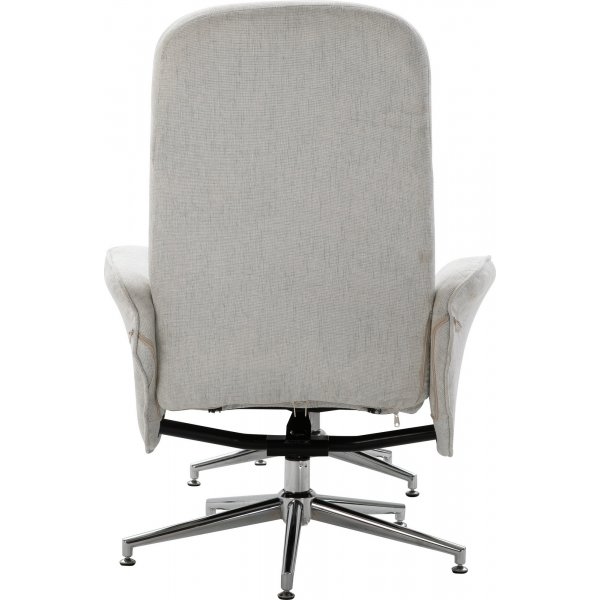 Julius lepotuoli rahialla - Harmaa kangas Julius lepotuoli rahialla - Harmaa kangas