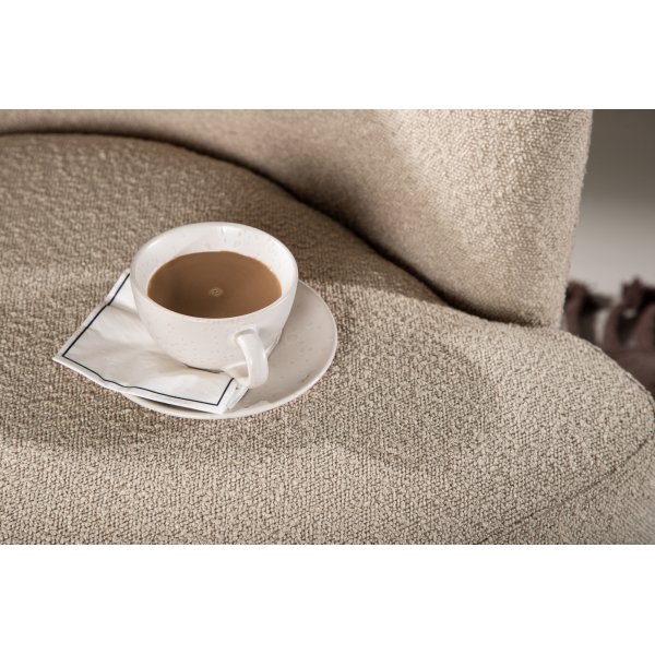 Lincoln-nojatuoli - beige boucl�
