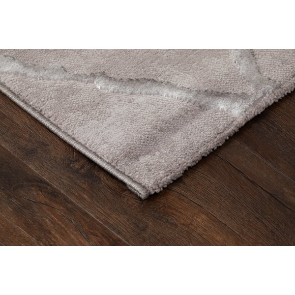 Karat Rhombus koneella kudottu matto Harmaa Karat Rhombus koneella kudottu matto Harmaa