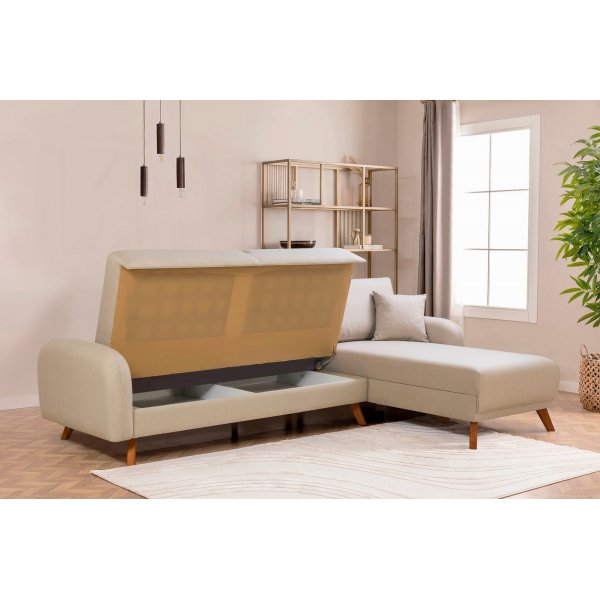 Kronos 2 vuodesohva Cream Kronos 2 vuodesohva Cream