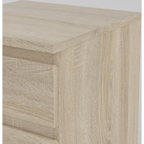 Nova kapea lipasto 5 laatikolla - tammi Nova kapea lipasto 5 laatikolla - tammi