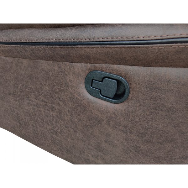 Riverdale mekanisminojatuoli - Ruskea (Mikrokuitu) + Huonekalujen puhdistus Riverdale mekanisminojatuoli - Ruskea (Mikrokuitu) + Huonekalujen puhdistus