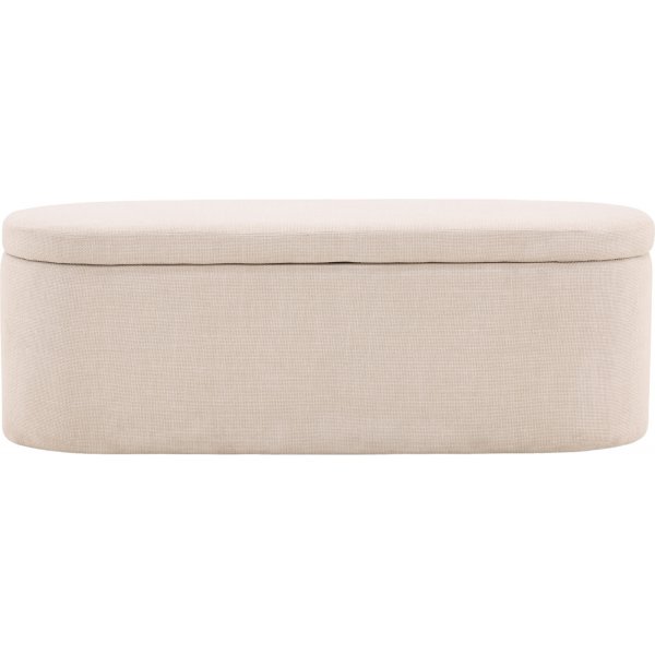 Potenza pouf - luonnonvalkoinen Potenza pouf - luonnonvalkoinen