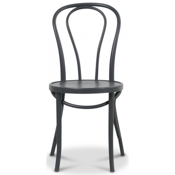 Taivutettu puu Tuoli No18 Klassikko - Tummanharmaa