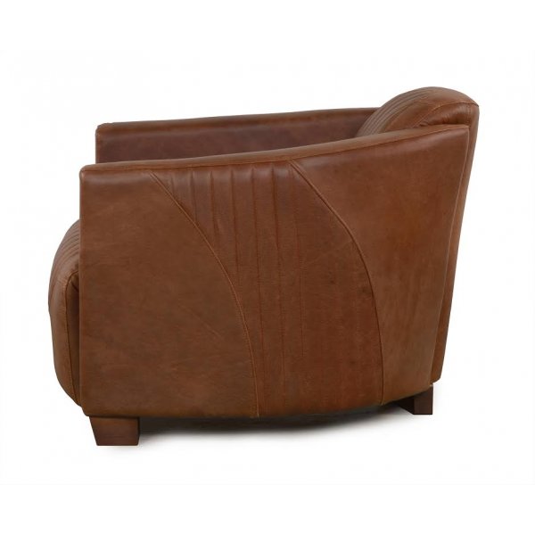 Heritage-klubinojatuoli - Aniliininahka (stripes) Heritage-klubinojatuoli - Aniliininahka (stripes)