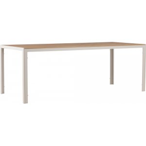 Ulkopöytä 205 x 90 cm beige / tiikkijäljitelmä - Copacabana Ulkopöytä 205 x 90 cm beige / tiikkijäljitelmä - Copacabana