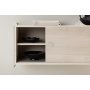 Paris-seinkaappi 48 x 122 cm - Beige/Whitewash