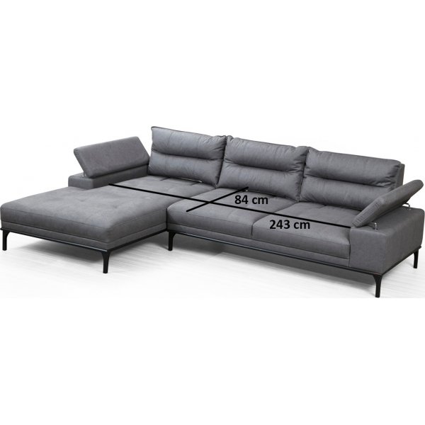 Hollywood divaani sohva - harmaa