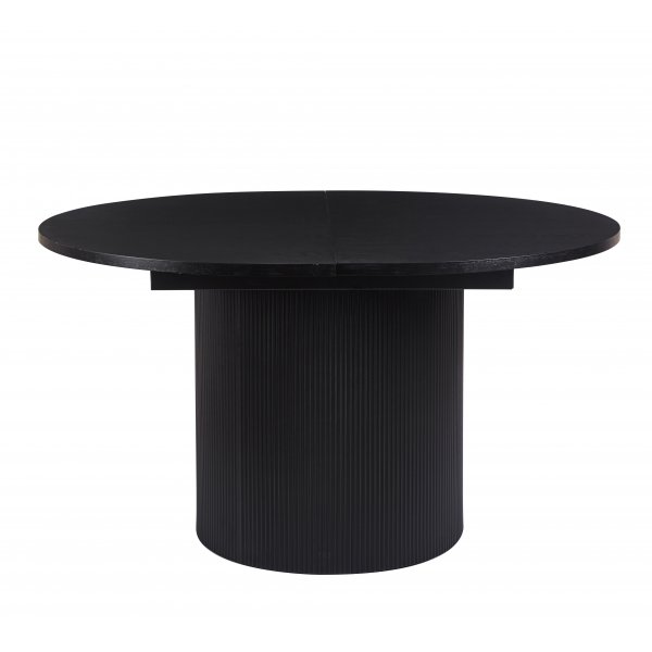 Astrid pyöreä ruokapöytä, jatkettava Ø140 cm - 180 cm - Mustaksi petsattu tammi Astrid pyöreä ruokapöytä, jatkettava Ø140 cm - 180 cm - Mustaksi petsattu tammi