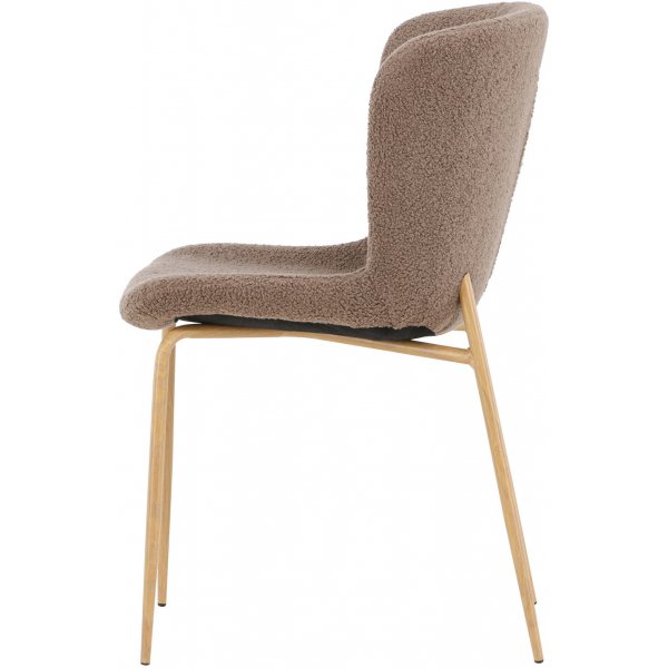 Modesto ruokapöydän tuoli - Ruskea boucle Modesto ruokapöydän tuoli - Ruskea boucle