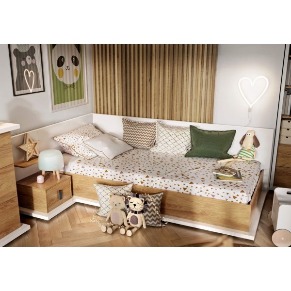 Simi ypyt oikea - Hickory/valkoinen