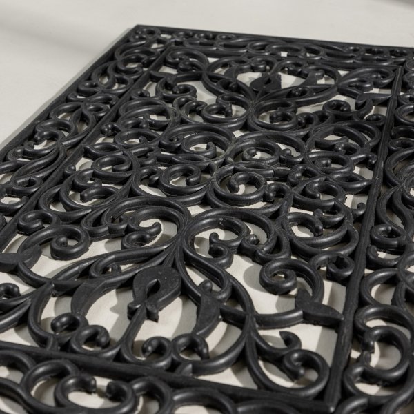 Matot ovimatto 45 x 75 cm - Musta Matot ovimatto 45 x 75 cm - Musta