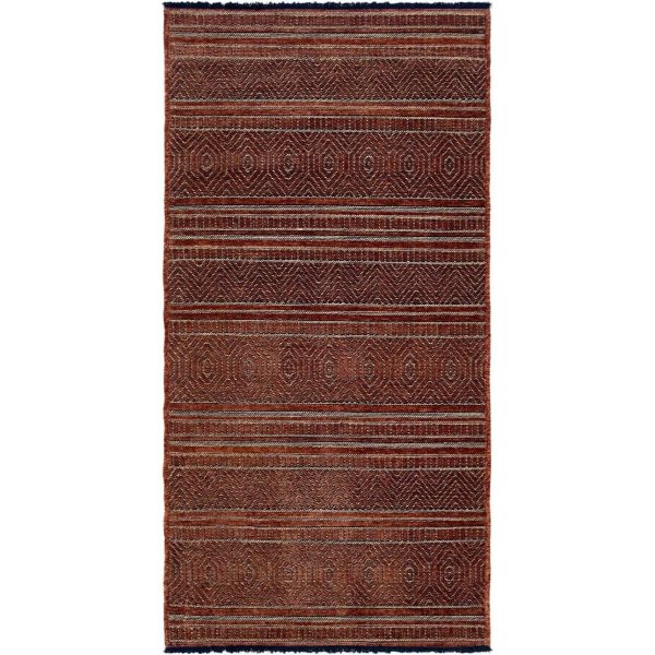 Kahelo matto 150 x 80 cm - Ruskea