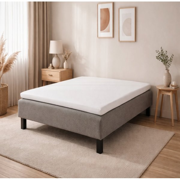 T�ydellinen s�nky 90x200 cm harmaa - Yhden hengen s�nky patjalla ja s�ngynjaloilla