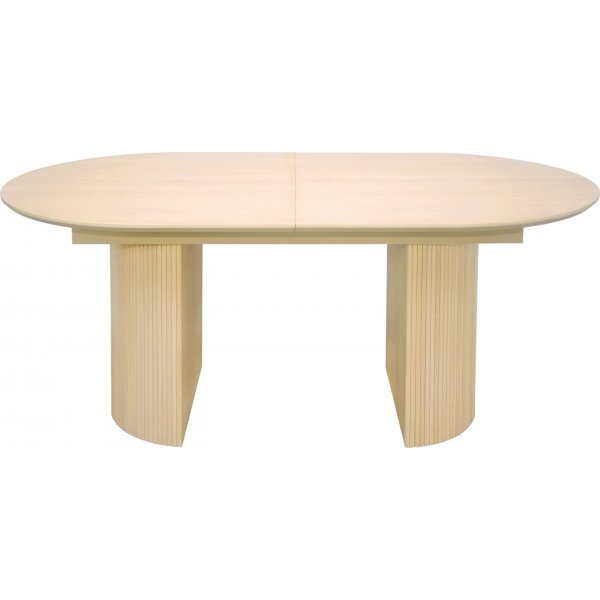Chiba soikea ruokapöytä jatkettava 180-240 x 100 cm valkotammi Chiba soikea ruokapöytä jatkettava 180-240 x 100 cm valkotammi
