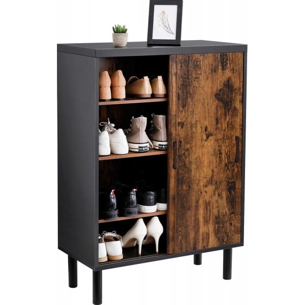 Abakan kenkäkaappi - Ruskea/musta Abakan kenkäkaappi - Ruskea/musta