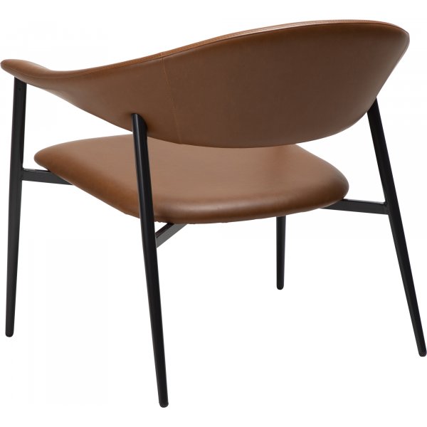 Rover lepotuoli - vaaleanruskea PU Rover lepotuoli - vaaleanruskea PU